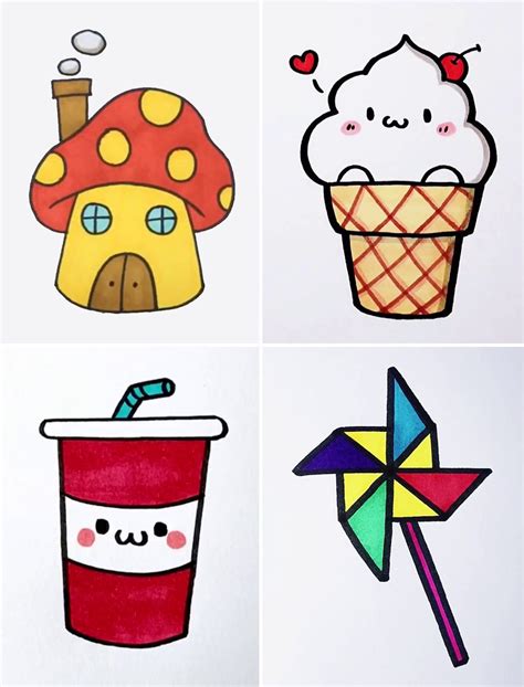 Easy Kids Drawings .